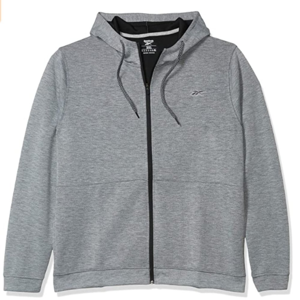 NEW Reebok Workout Ready Full Zip Hoodie